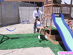 Ember Snow - Asian Hottie Plays And Fucks Her Stepdads Bb