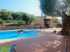 Esposa Amateur Culona Esta Muy Hot Para Fol R Duro En La Piscina