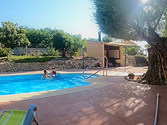 Esposa Amateur Culona Esta Muy Hot Para Fol R Duro En La Piscina