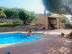 Esposa Amateur Culona Esta Muy Hot Para Fol R Duro En La Piscina