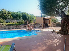 Esposa Amateur Culona Esta Muy Hot Para Fol R Duro En La Piscina