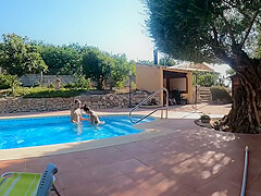 Esposa Amateur Culona Esta Muy Hot Para Fol R Duro En La Piscina