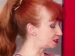 European babes wanking hard cock in cfnm