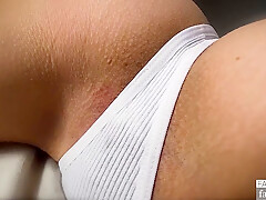 Exclusive Content! Pov Sock Job & Close Up Holes With Extra Beauty-cutie Girl