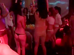 Explicit and wild club pleasuring