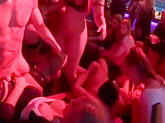 Explicit and wild club pleasuring