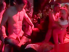 Explicit and wild club pleasuring