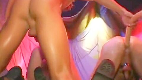 Extreme gay fisting threesome porn clips