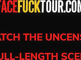 Face Fuck Tour - Zlata Shine Devours The Biggest Cock She Could Find