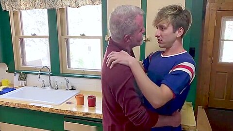 FamilyDick - Caring Stepgrandpa Fucks A Boy In The Kitchen