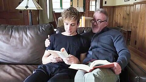 FamilyDick - Stepdad And Step Grandpa Spitroast A Horny Twink