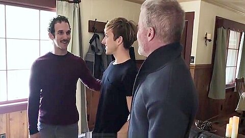 FamilyDick - Stepdad And Step Grandpa Spitroast A Horny Twink