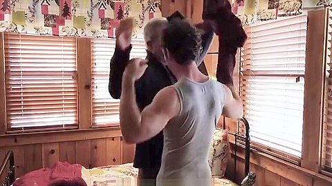 FamilyDick - Stepdad And Step Grandpa Spitroast A Horny Twink