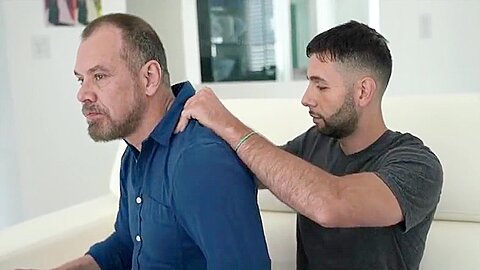 FamilyDick - Young Stepson Sucks His Burly Stepdad Into Orgasmic Ecstasy