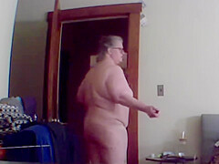 Fat relative after shower