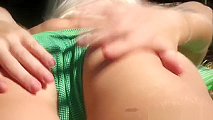 Fingered aussie pisses