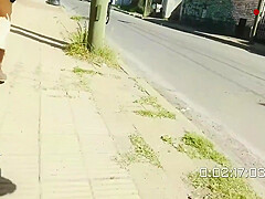 Flashing Without Panties Naked On The Street In Public Caught By Strangers Trains Car Bus
