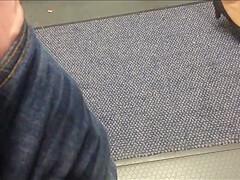 Flight attendent legs at a Boeing