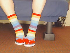 Fluffy Fuzzy Socks Flip Flops Shoeplay