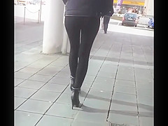 Following A Coworker's Ass and Boots