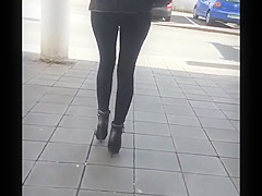 Following A Coworker's Ass and Boots