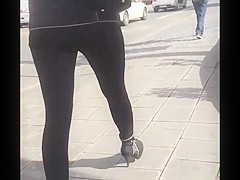 Following A Coworker's Ass and Boots