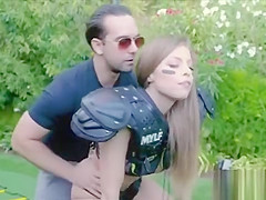 Football Milf Deep Throats Coaches Hard Dick