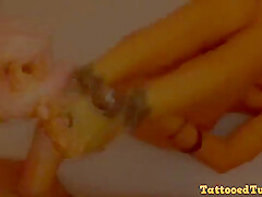 Footjob And Oral Like A Pro! Big Double Hammer Ejacu