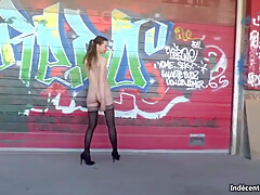 French teen 18+ Outdoor Sex Video