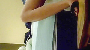 Friend masturbating with dildo