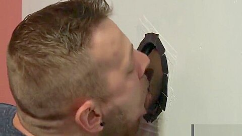 Gay BBC through Glory Hole - Chandler Scott, Ray Diesel