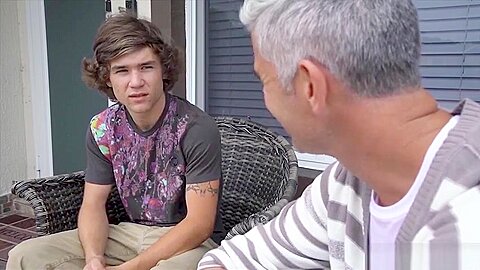 Gay stepdad had a conversation with the boy next door