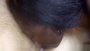 German beard husband in morning sex with luscious pussy African mistress