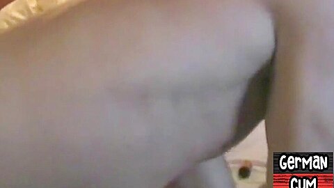 German stud bareback pounding jock after dick blown