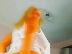 Gigantic huge titties tanned babe webcam fun