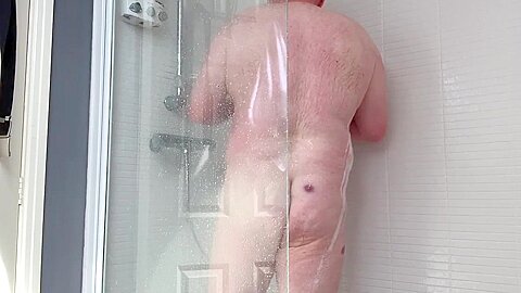 Ginger Bear In The Shower