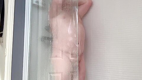 Ginger Bear In The Shower