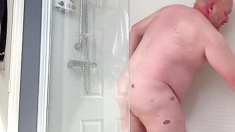Ginger Bear In The Shower