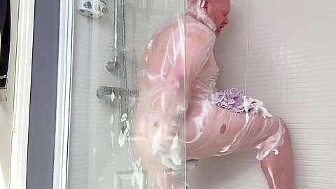Ginger Bear In The Shower