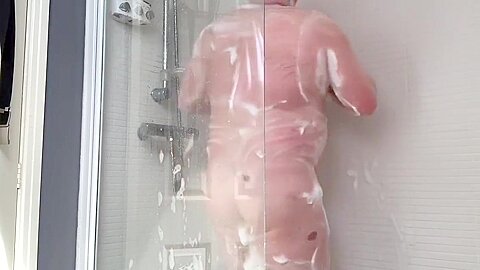 Ginger Bear In The Shower