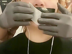 Girl Duct Tape Gagged