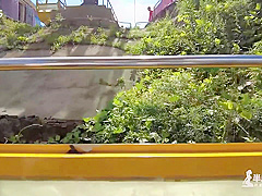 Girl On Cable Car