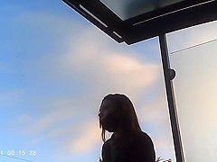 Girls sexy hot public