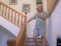 Gives Sensual Footjob To Grandpa With Valentina Velasquez And Valentina Velasques