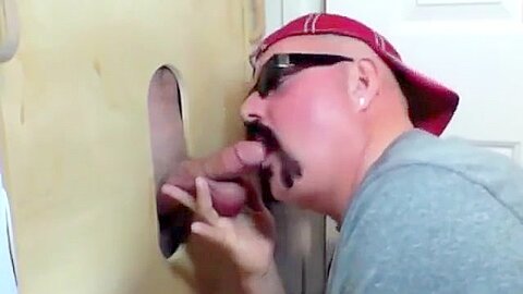 Gloryhole Newbie Is Hooked On The Feeling