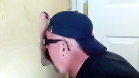 Gloryhole Suck Off Of Curious Married Guy