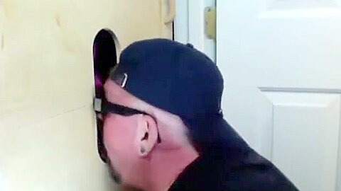 Gloryhole Suck Off Of Curious Married Guy