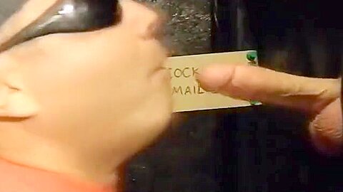 Gloryhole blowjob