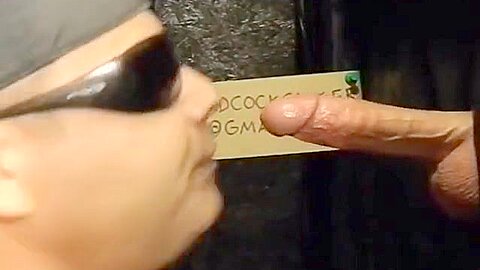 Gloryhole blowjob