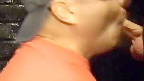Gloryhole blowjob